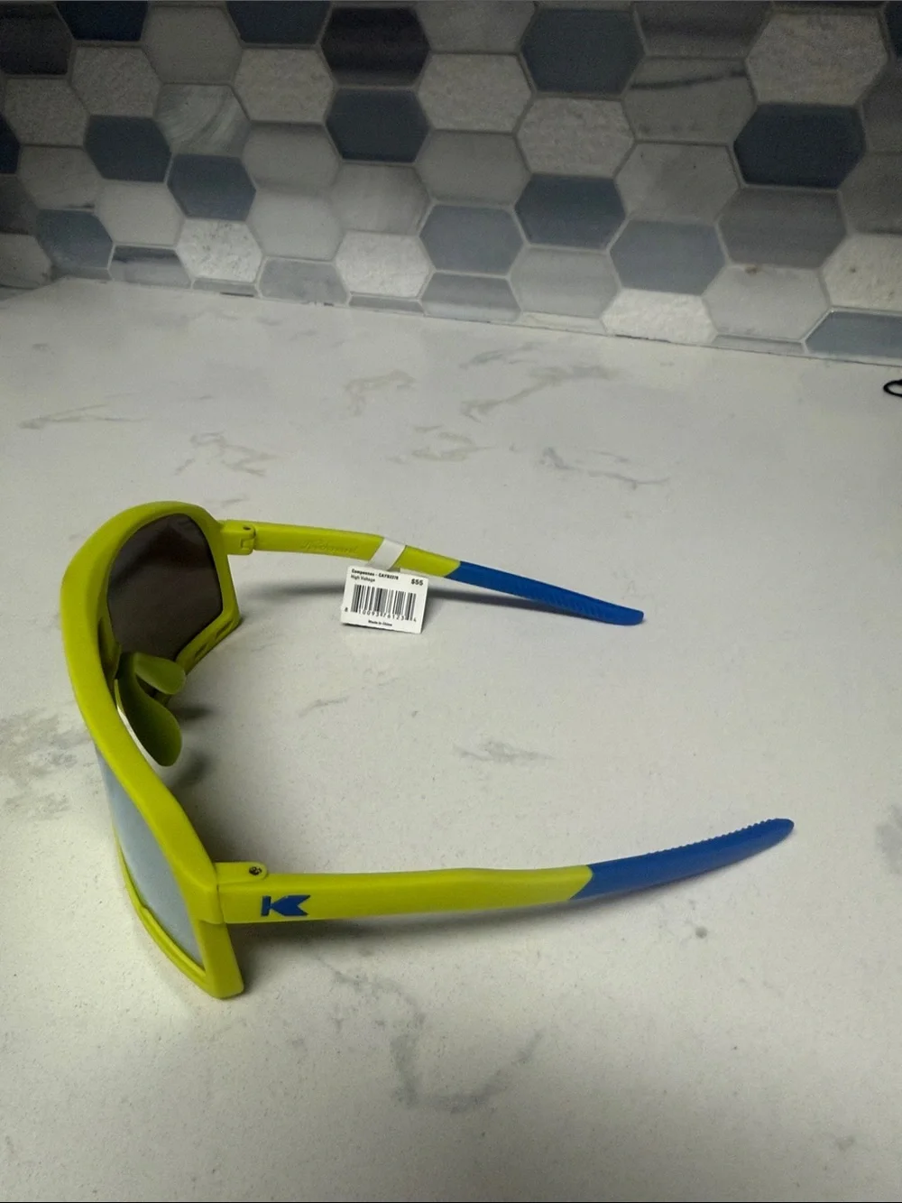 Campeones High Voltage Men’s Sunglasses in Lime/Gold